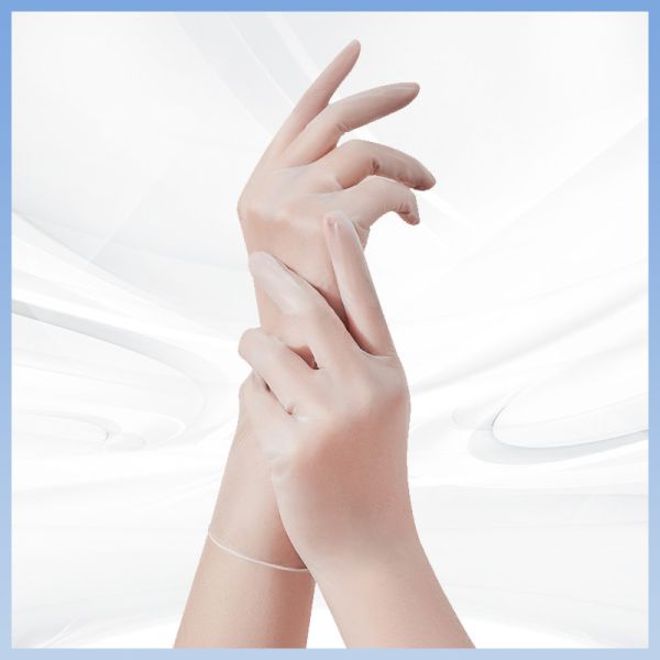 Buy PVC Transparent Food Processing Gloves Antibacterial Antifouling at wholesale prices