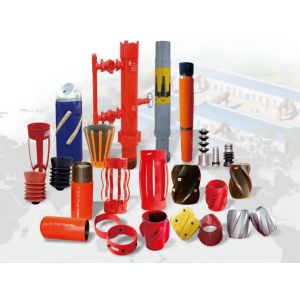 API 10D Oilfield Cementing Tools Casing Centralizer Solid Rigid / Positive /