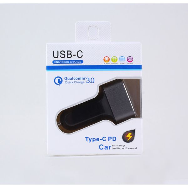 Type C PD Laptop 69W QC 3.0 Usb Cell Phone Car Charger
