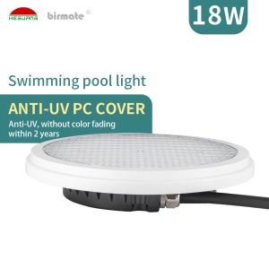VDE 1800lm ABS Pool Lights AC/DC12V PAR56 18W led swimming pool light