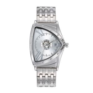 Business Style Stainless Steel Pointer Quartz Watch 20mm Band Width