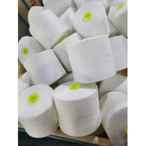 Raw White Virgin Polyester Recycled Sewing Thread 20S/2
