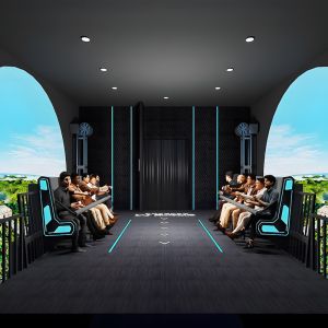3D Dome Projection Simulator Cinema Immersive Projector Indoor
