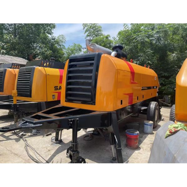 Buy Shacman Remanufactured Used Concrete Trailer Pump 7120 Kg 10/16 MPa at wholesale prices