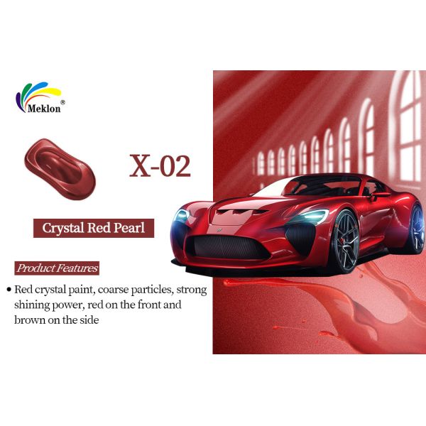 Buy Durable Pearlescent Automotive Paint Multiscene , Weatherproof Crystal Red Car Paint at wholesale prices