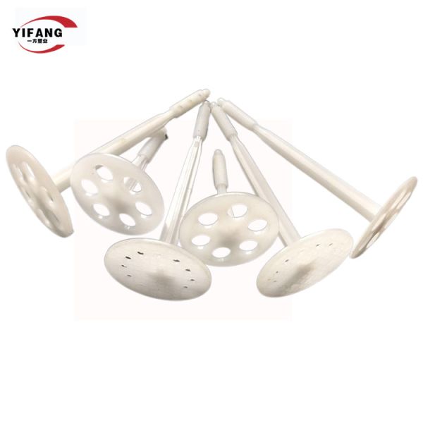 Heat Preservation 55mm Insulation Board Nails With Plastic Washer