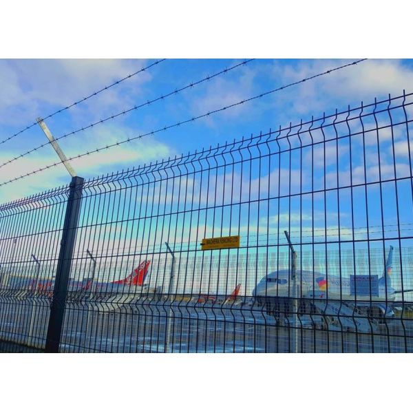 Buy Y Post 3D Welded 20x20mm Airport Security Fencing at wholesale prices