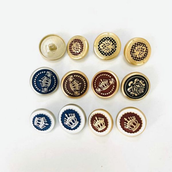 Wholesale Custom Brand Metal Garment button Custom Made Metal Buttons for Lady Coat
