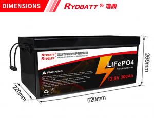 Quality 32700 Cells OEM Rechargeable Battery 12.8v 300ah LiFePO4 Battery Pack For AGV for sale