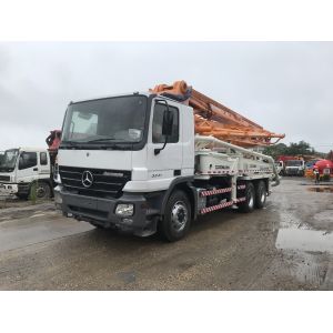 37 Meter 290KW Second Hand Pump Truck 2008 Year Heavy Duty white