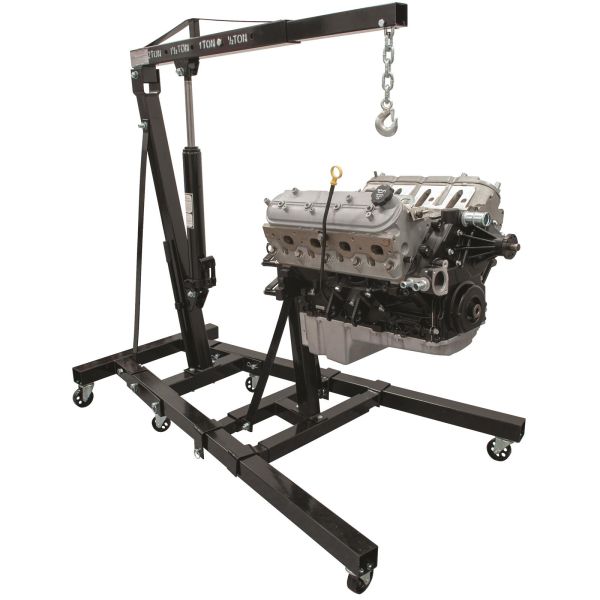 Vehicle Repair Hydraulic Foldable 2Ton Engine Hoist And Stand