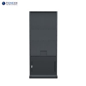 49 Inch Black Android Outdoor Fanless Vertical Digital Totem Outdoor Advertising