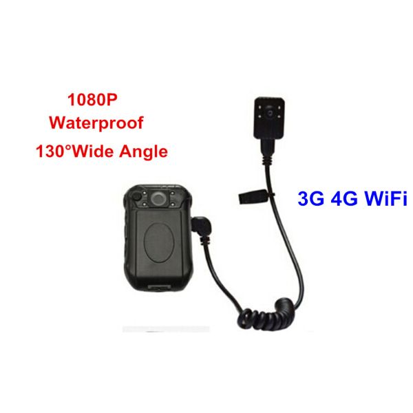 Wireless Police Officer Body Camera 16M CMOS Sensor One Year Warranty