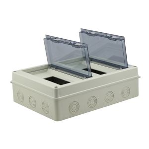 HT 24 Way IP65 Waterproof Outdoor Electrical Enclosure Distribution Plastic