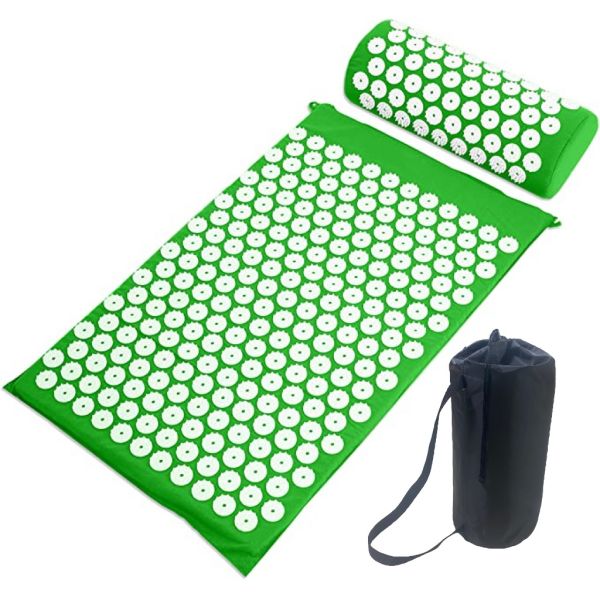 Antislip Body Buliding Massage Acupressure Yoga Mat Easy Relief Portable