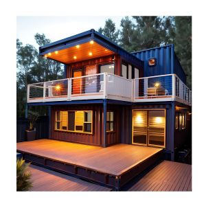 Durable Prefabricated Detachable Container House Two-Story Living Room