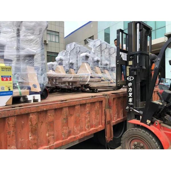 Carbon Steel Plate Thickness 4Mm 6Mm Electric Forklift Pallet Jack With Weight Scale