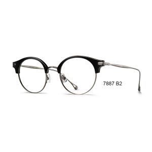 Fashionable Half Round Eye Frames , Plastic Ultralight Glasses Frames