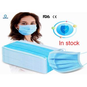 Moisture Proof Disposable Mouth Mask , Disposable Surgical Masks  Anti Virus​