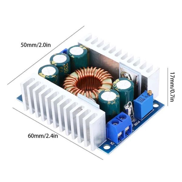 DC-DC 5-40V to 1.2-36V 8A/100W 12A Max Voltage Regulator for Car Step Down Buck Converter