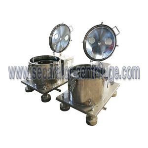 Vertical Basket Centrifuge , SS CBD Oil Ethanol Extraction Machine