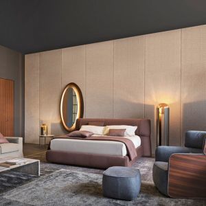 Modern glass dressing LED table lamps bedroom bedside lights grey table lamp(WH