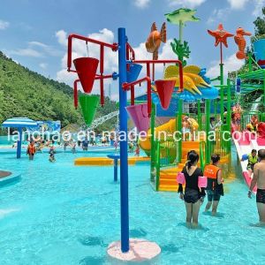 Interesting Water Park Tipping Bucket Playground With Small Water Games