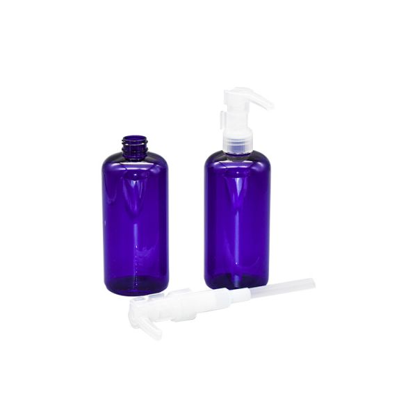 Buy 500ml PET Lotion Bottle With Mono All Plastic 28-410 4cc Dosage Dispenser at wholesale prices