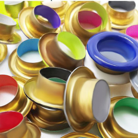 Electroplated IRON Hollow Snap Eyelet Rings Buckle Diameter 4-10mm Suitable For Clothing, Canvas Shoes Bag Accessories