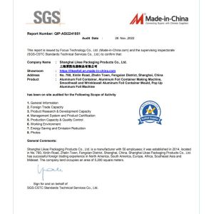 SHANGHAI LIKEE MACHINERY MOULD CO.,LTD Certifications