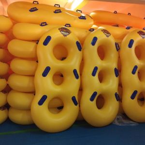 Inflatable double /twin floats pool raft lounger,water floats