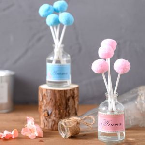 Wedding Custom Color Home Reed Diffuser Essential Oil Reed Diffuser Cotton Ball
