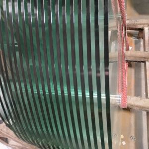 Luxury Sector Tempered Art Glass Oval Top Conner Tables Set Coffee Table