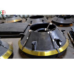 Mn18Cr2 Mantle And Concave High Mn Cone Crusher Spare Parts
