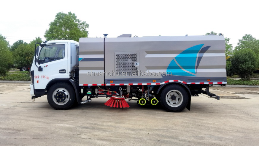 Multi-functional Pure Electric Energy Type Dongfeng Dolica Sweeping Truck