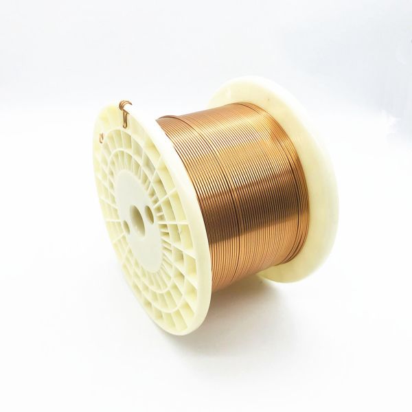 0.7mm x 0.15mm Class 180 / 220 Solderable Enamelled Wire Rectangular Copper Wire