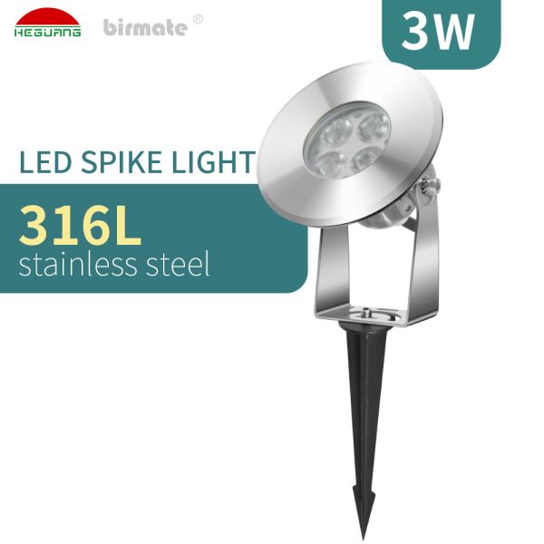 Buy DC24V 3W IP68 300lm 170ma SS LED Spike Light SMD3030 at wholesale prices