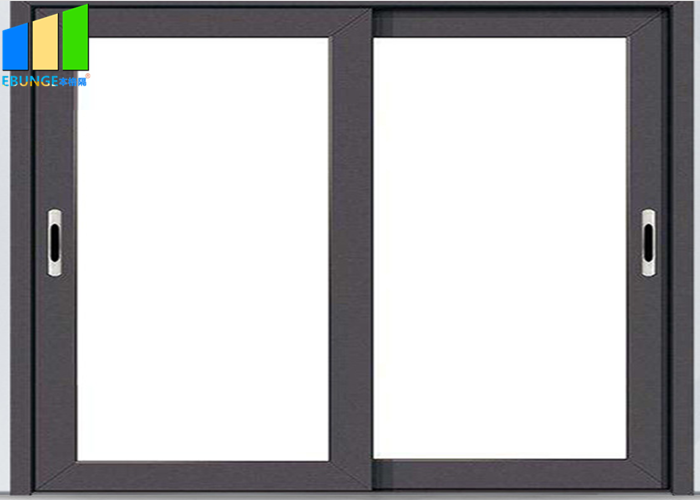 50mm Thickness Sliding Partition Walls Aluminium Glass Sliding Door Soundproof Floor Track Sliding Door