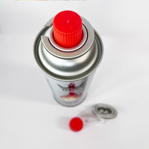 Outdoor Mini Portable Butane Gas Canister 65mm Straight Wall Shape