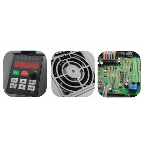 1.5KW Water Cooled CNC Spindle Motor ER16 with HY VFD Inverter 80mm Spindle Clamp