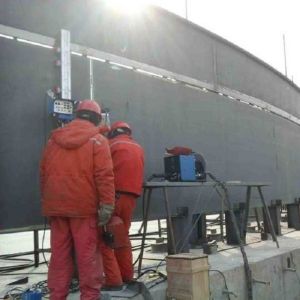 Stainless Steel Torch Holder Oscillating Rails Welding Tractor for Tank