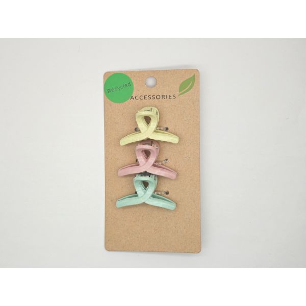 Buy Colorful Small Plastic Hair Claws For Girls , Small Hair Claw Clips For Thin Hair at wholesale prices