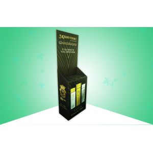 Matt Finish Cardboard Dump Bin Display Units With Black Pearl Wool Insertor