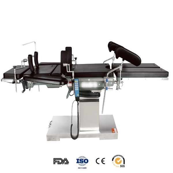 Hospital Electric Operating Table 30 Degree Reverse Trendelenburg 300mm Tabletop