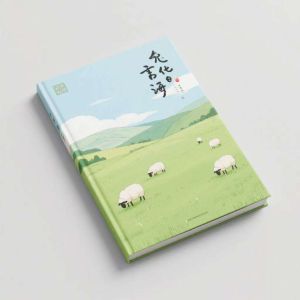 Customized Hard Softcover Story Brochures Cardboard Perfect Bound Booklet