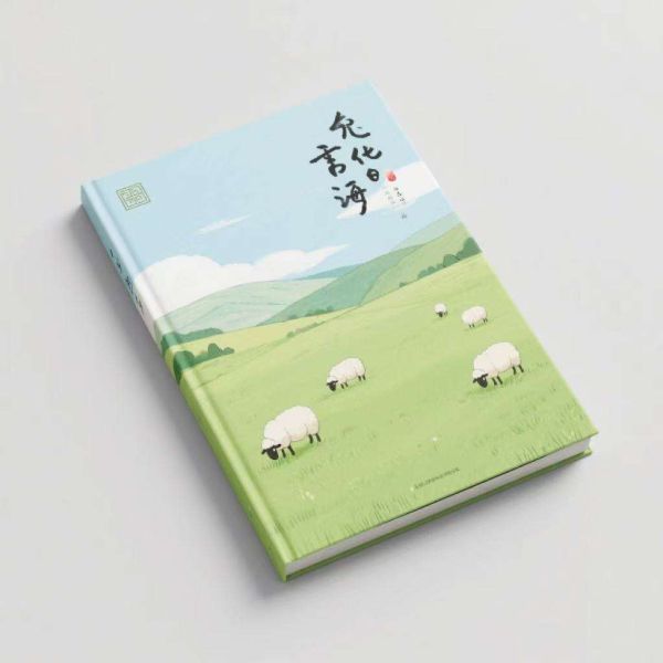 Customized Hard Softcover Story Brochures Cardboard Perfect Bound Booklet