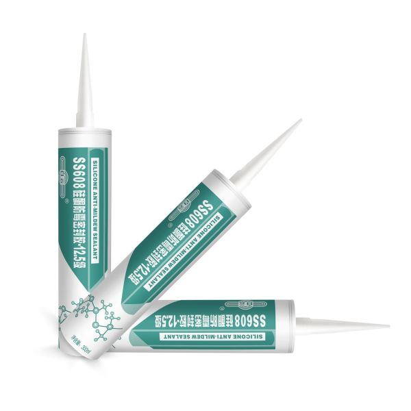 Buy SS608 White Kitchen And Bathroom Caulk Anti Fungal Silicone Sealant at wholesale prices