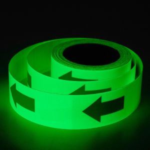 ODM Arrow Glow In The Dark Sticker Tape For Night Warning