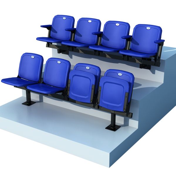 EN12727 Certified Customizable Lightweight Plastic Stadium Seating and Stadium