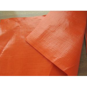 Quality 160gsm orange pe tarpaulin for sale